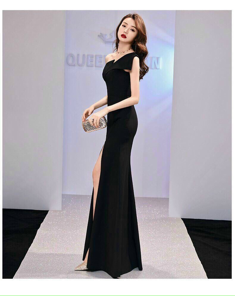 Đầm Dạ Hôi Đuôi Cá Cổ Cách Điệu - HN973